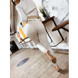 Legginsy modelujące / BODY SHAPE / KREM / Double Push / Wysoki stan /  XS - S - M - L - XL